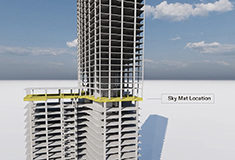 Suffolk manages concrete “sky mat” pour on Winthrop Center project